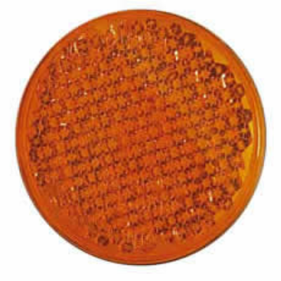 Durite 0-665-80 55mm Amber Round Self-Adhesive Reflector PN: 0-665-80
